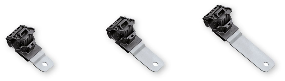 Die Ratchet P-Clamp in kurz, mittellang und lang