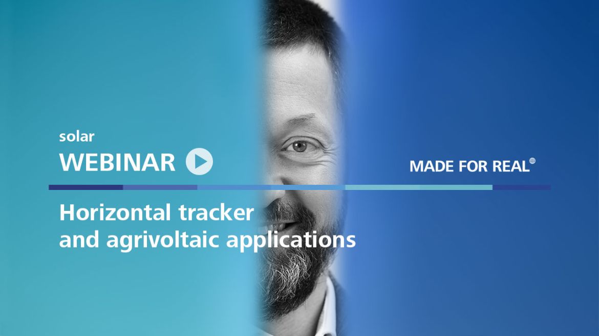 Webinar: Horizontale Nachführung und Agri-Photovoltaik